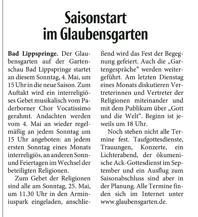 NW-Artikel vom 05.05.2025
