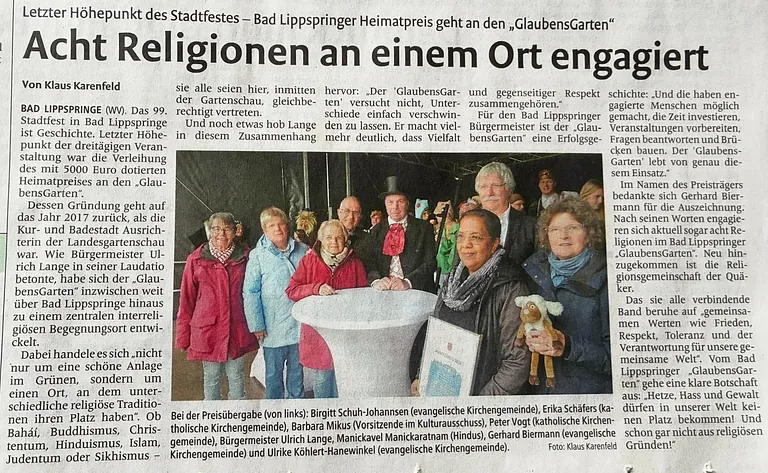 Aktion Ehrenamt in Paderborn